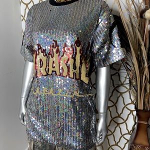 ❤️‍🔥Thrasher Sequin T-shirt Dress ❤️‍🔥